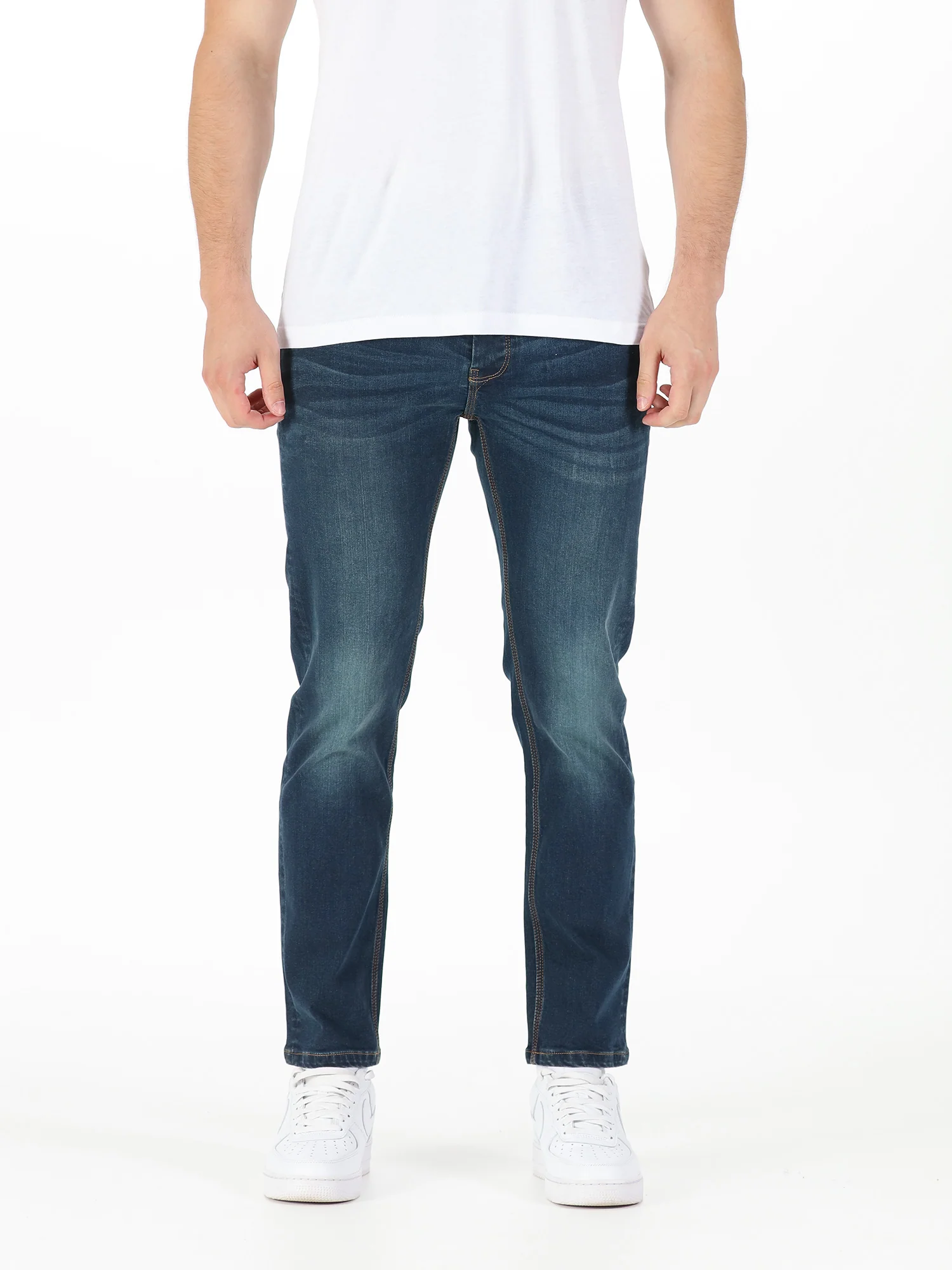 FREDDIE FAST STRAIGHT LEG DARK BLUE/BLACK JEANS - Image 3