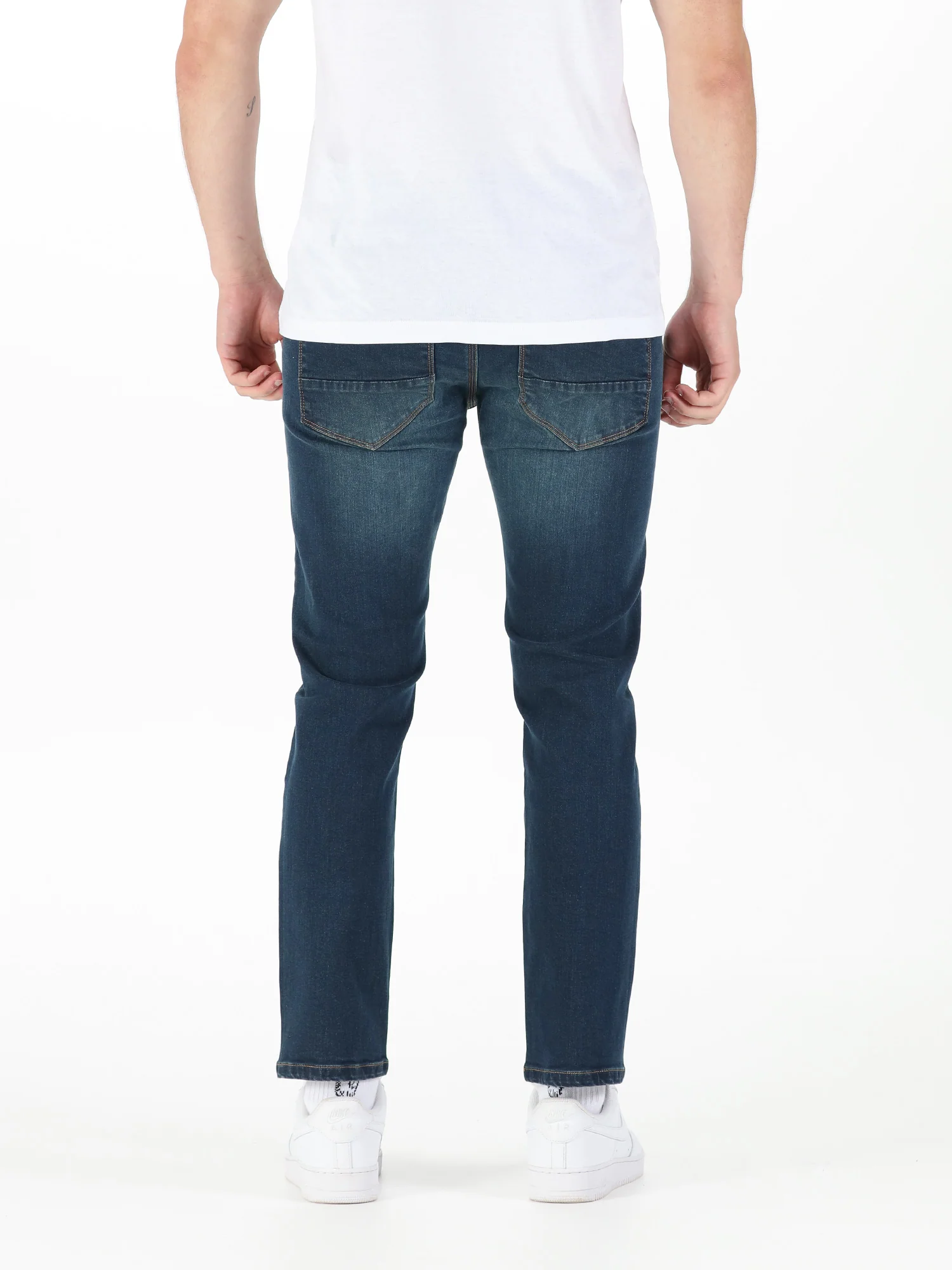 FREDDIE FAST STRAIGHT LEG DARK BLUE/BLACK JEANS - Image 4