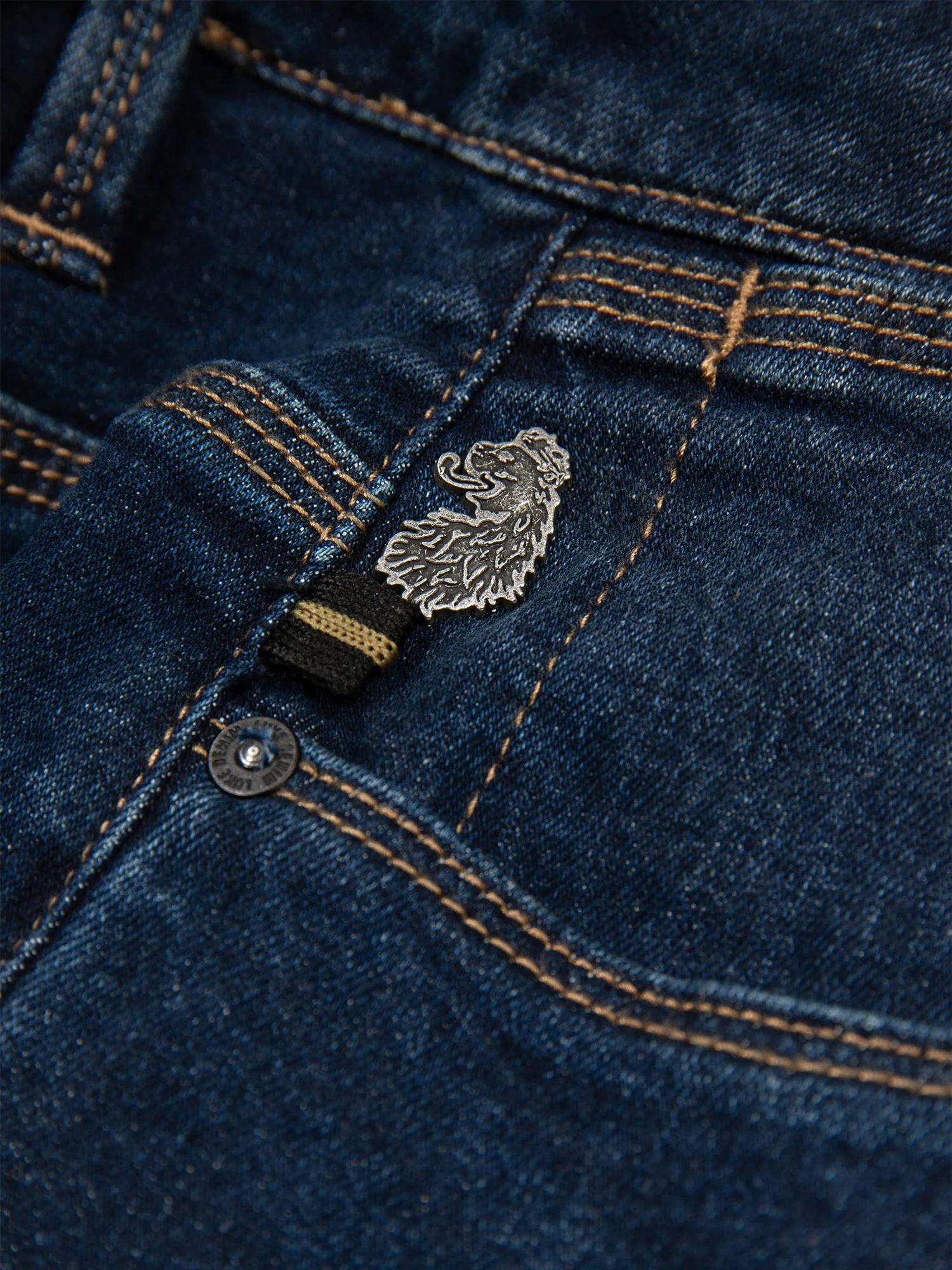 FREDDIE FAST STRAIGHT LEG DARK BLUE/BLACK JEANS - Image 7