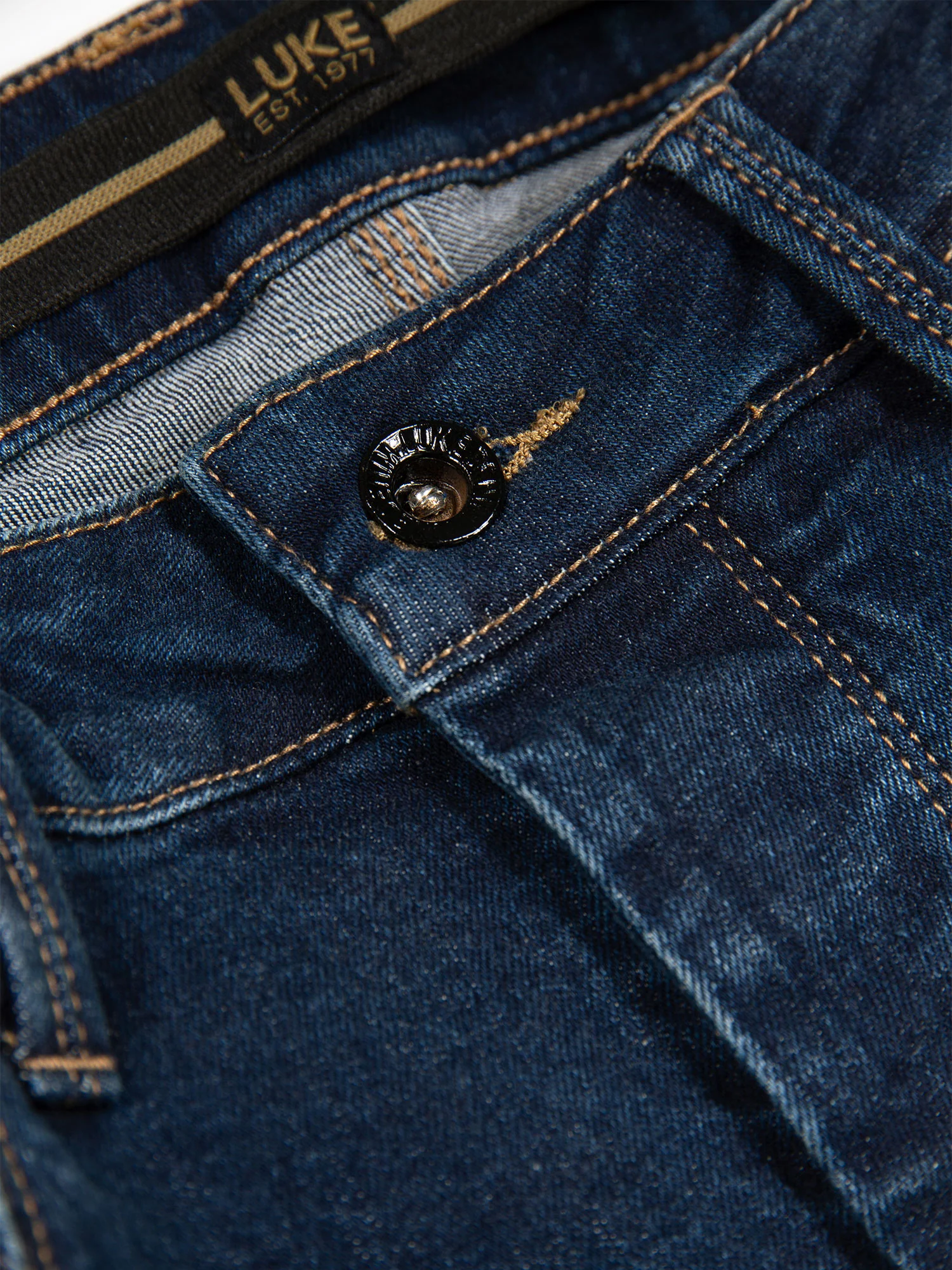 FREDDIE FAST STRAIGHT LEG DARK BLUE/BLACK JEANS - Image 8