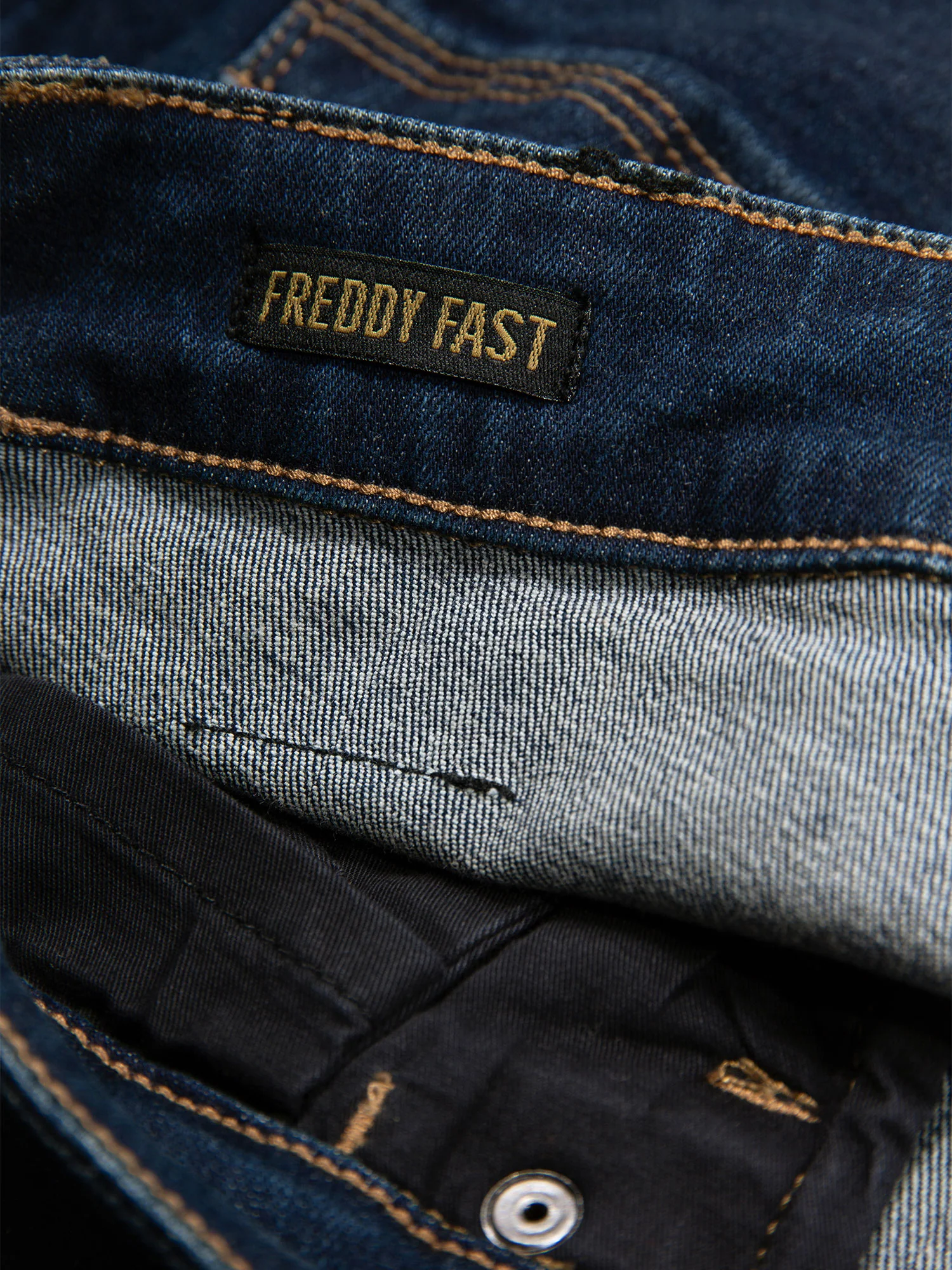 FREDDIE FAST STRAIGHT LEG DARK BLUE/BLACK JEANS - Image 9