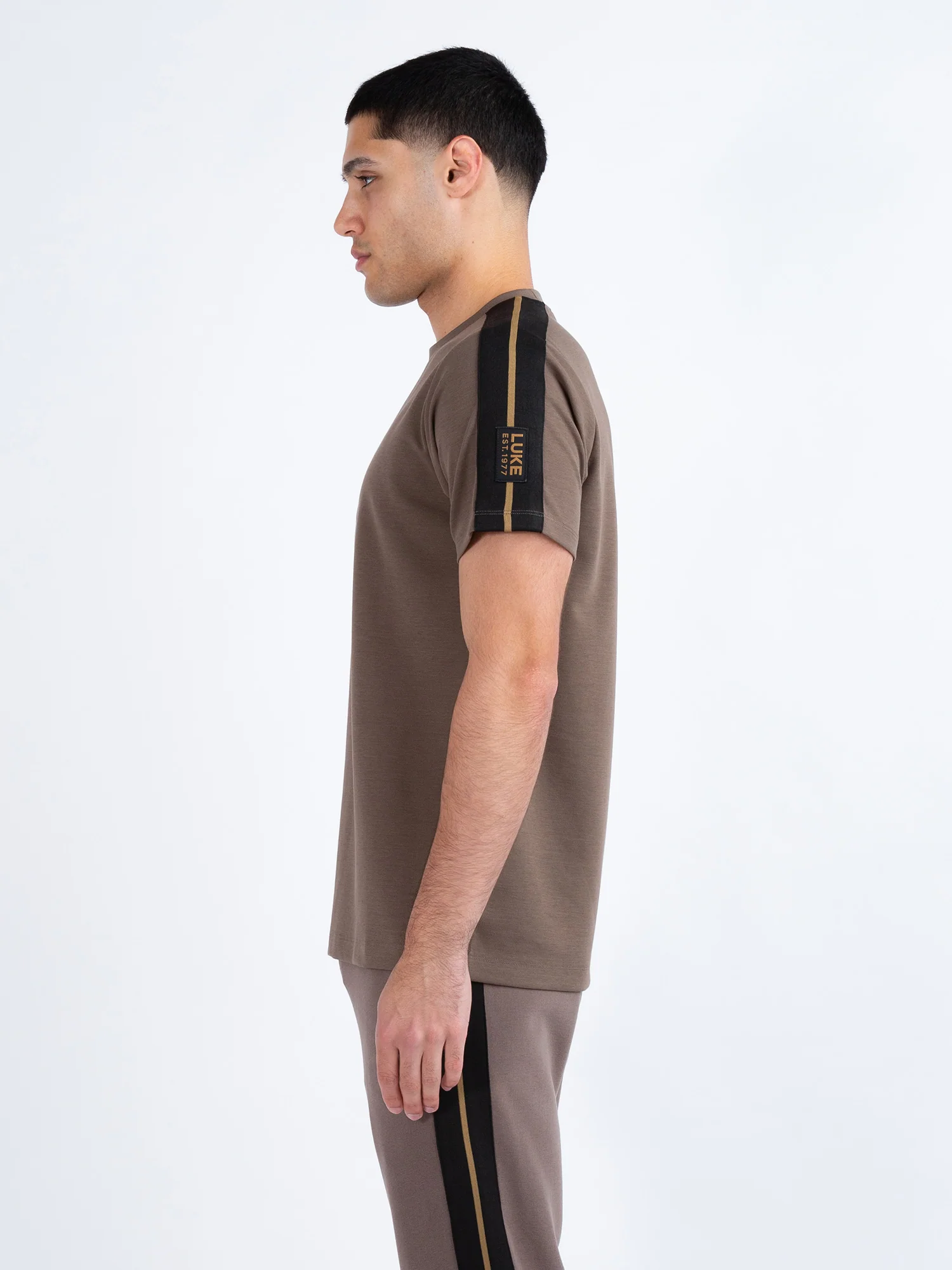 IMPERIAL TAPE DETAIL PIQUE T-SHIRT - Image 4