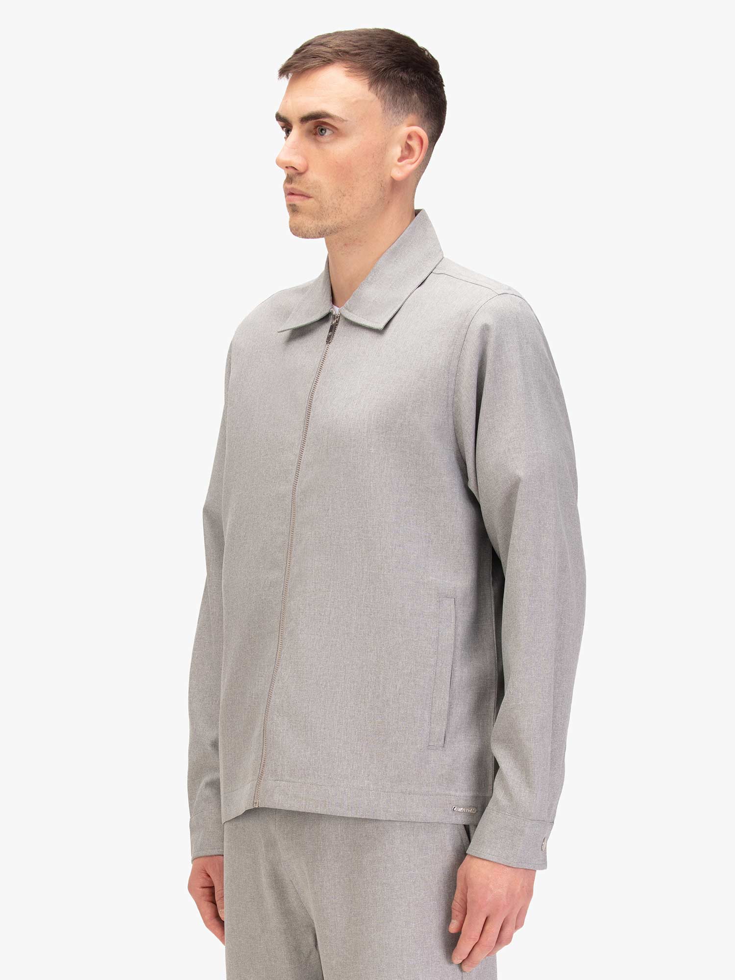 EMERY WOVEN COLLARED JACKET - Image 3