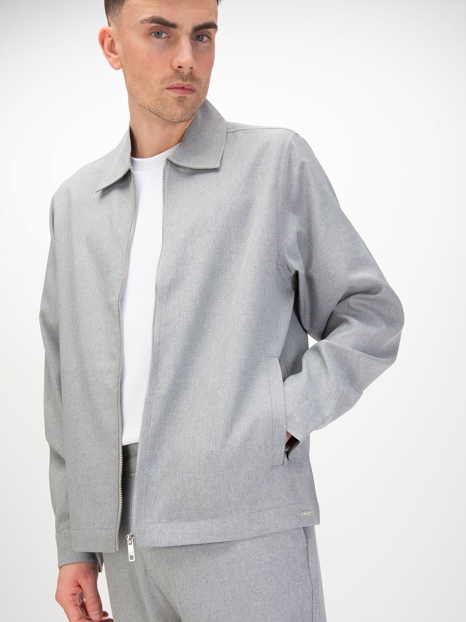 EMERY WOVEN COLLARED JACKET - Image 5