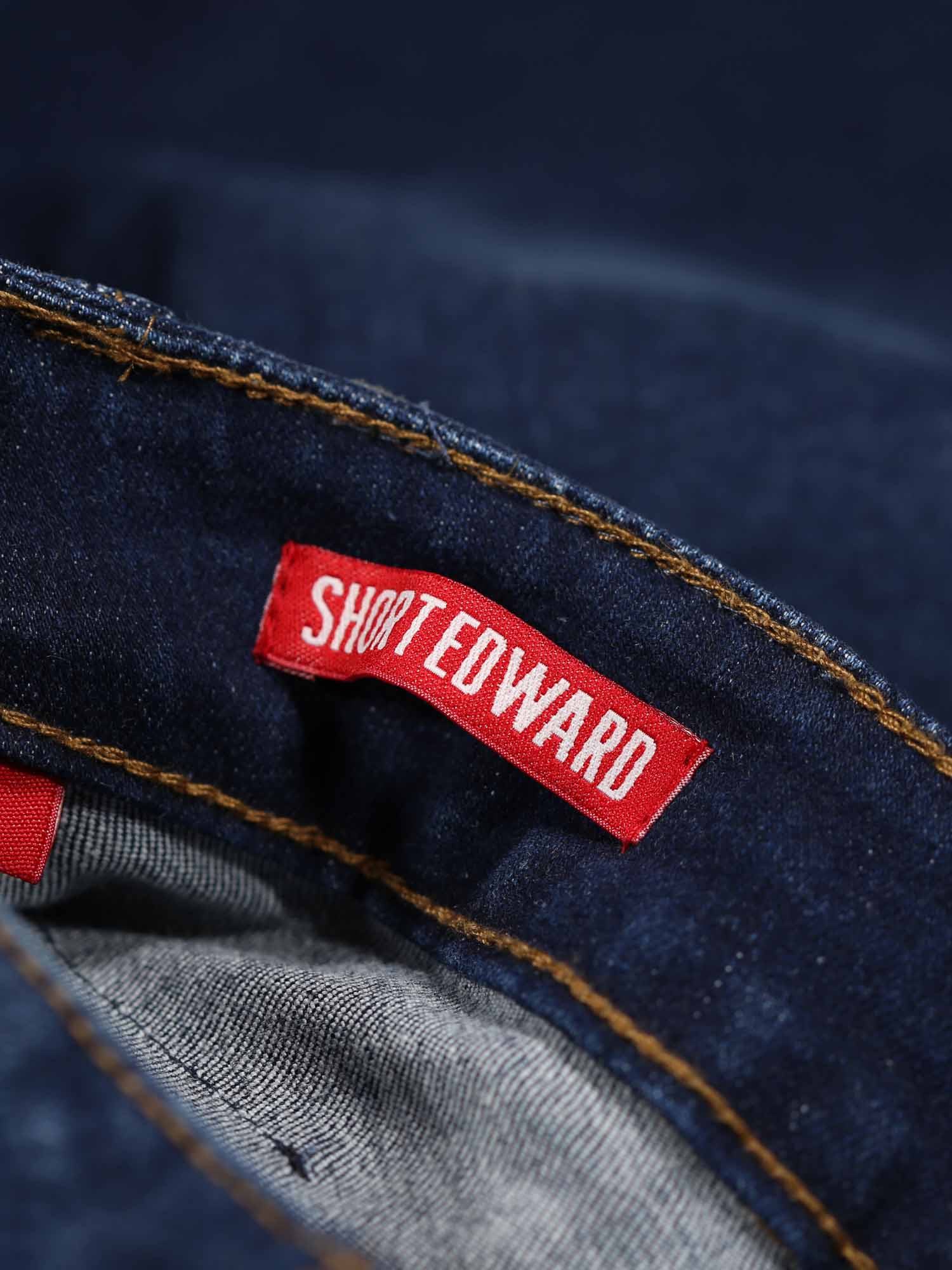 SHORT EDWARD BLUE WASH DENIM SHORTS - Image 8